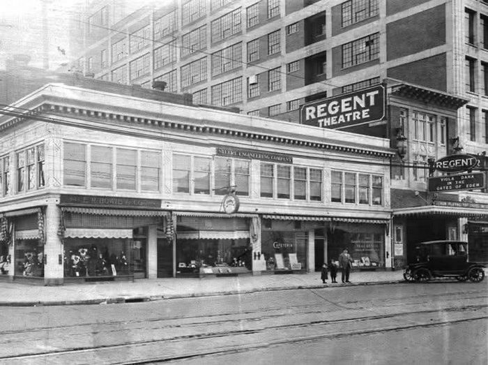 from Ben Gravel historic Detroit area architecture Regent Theatre, Detroit